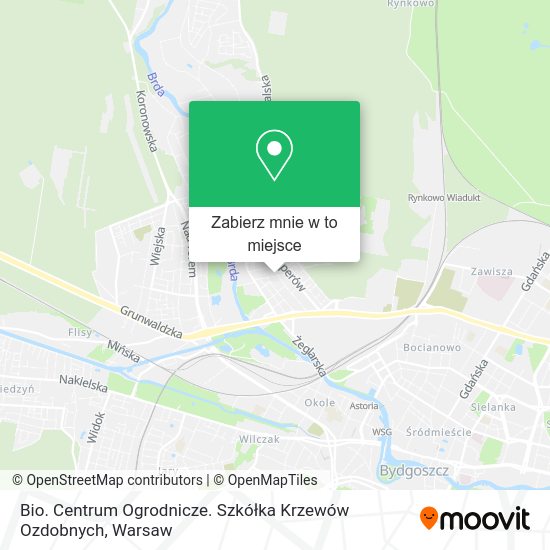 Mapa Bio. Centrum Ogrodnicze. Szkółka Krzewów Ozdobnych