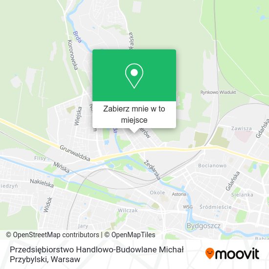 Mapa Przedsiębiorstwo Handlowo-Budowlane Michał Przybylski