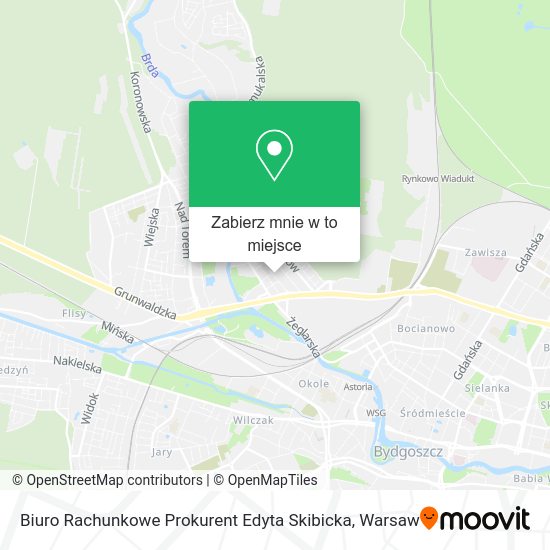 Mapa Biuro Rachunkowe Prokurent Edyta Skibicka