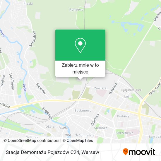 Mapa Stacja Demontażu Pojazdów C24