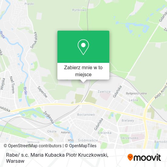 Mapa Rabe/ s.c. Maria Kubacka Piotr Kruczkowski