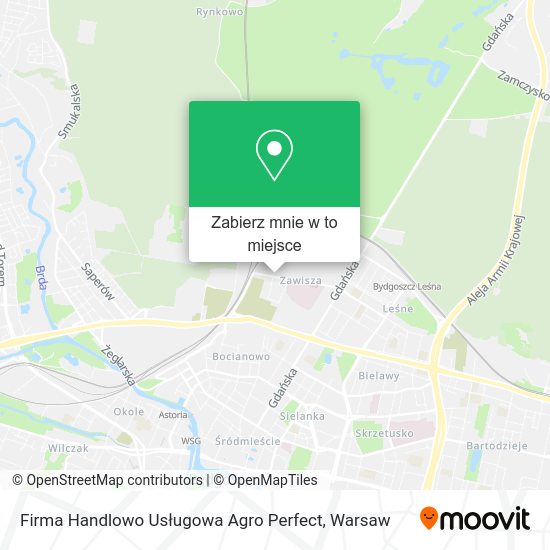 Mapa Firma Handlowo Usługowa Agro Perfect