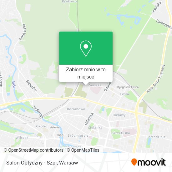 Mapa Salon Optyczny - Szpi