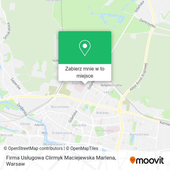 Mapa Firma Usługowa Clirmyk Maciejewska Marlena