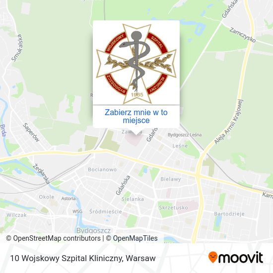 Mapa 10 Wojskowy Szpital Kliniczny