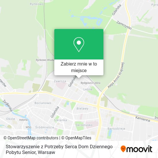 Mapa Stowarzyszenie z Potrzeby Serca Dom Dziennego Pobytu Senior