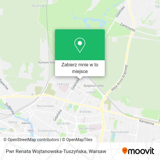 Mapa Pwr Renata Wojtanowska-Tuszyńska