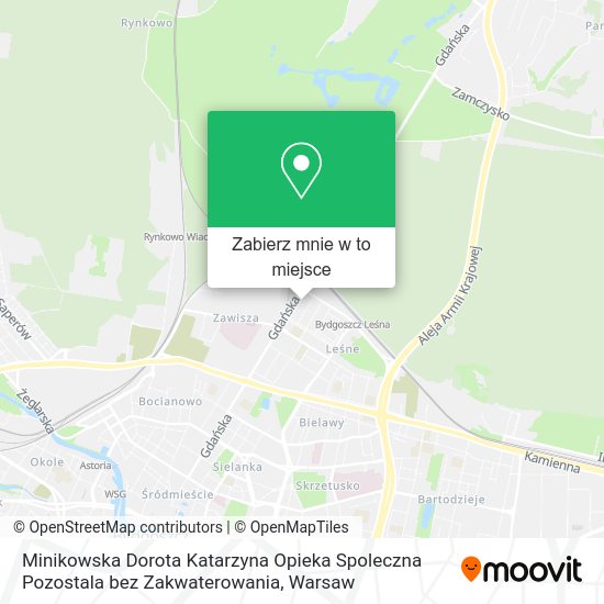 Mapa Minikowska Dorota Katarzyna Opieka Spoleczna Pozostala bez Zakwaterowania