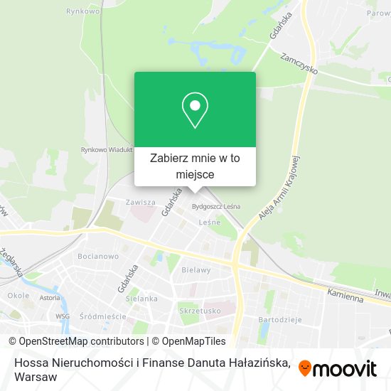 Mapa Hossa Nieruchomości i Finanse Danuta Hałazińska