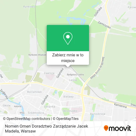 Mapa Nomen Omen Doradztwo Zarządzanie Jacek Madeła