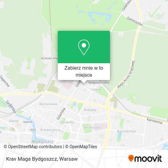 Mapa Krav Maga Bydgoszcz