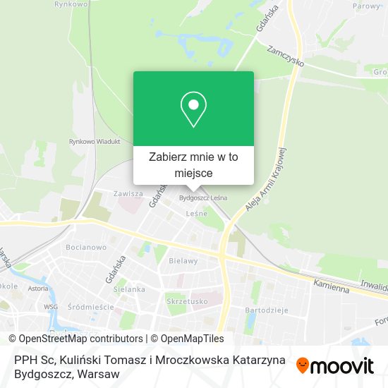 Mapa PPH Sc, Kuliński Tomasz i Mroczkowska Katarzyna Bydgoszcz