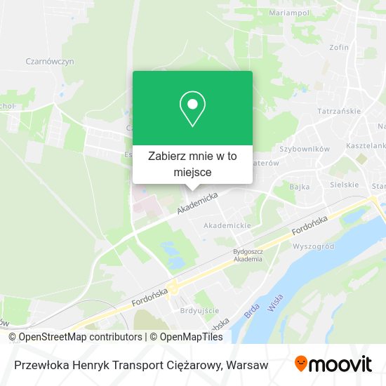 Mapa Przewłoka Henryk Transport Ciężarowy