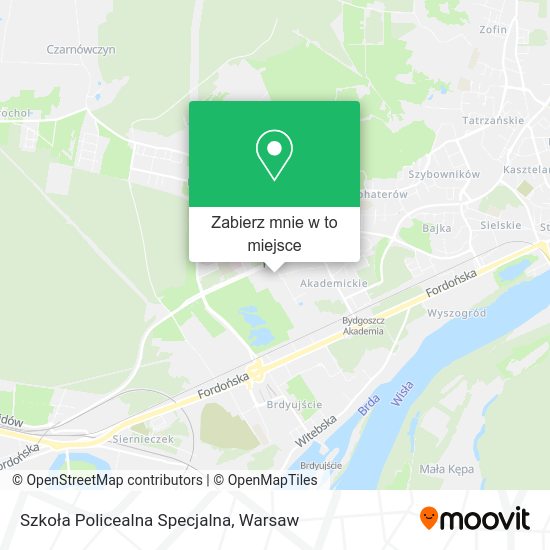 Mapa Szkoła Policealna Specjalna