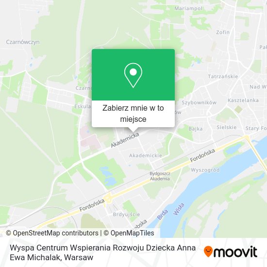 Mapa Wyspa Centrum Wspierania Rozwoju Dziecka Anna Ewa Michalak