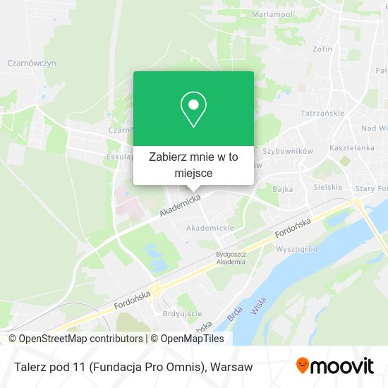 Mapa Talerz pod 11 (Fundacja Pro Omnis)