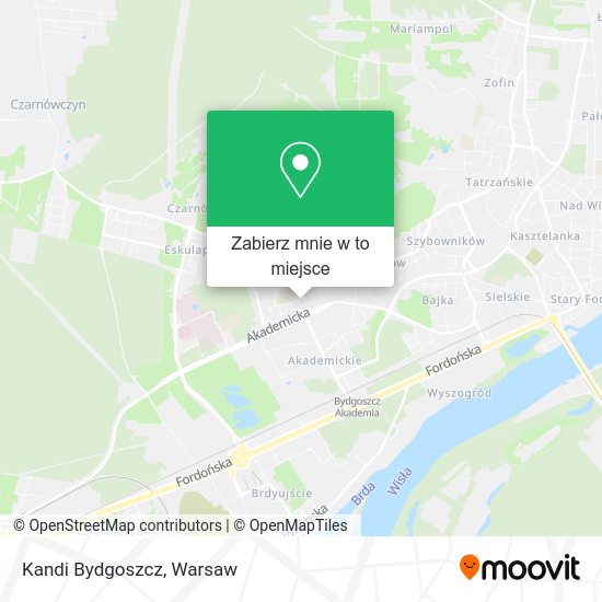 Mapa Kandi Bydgoszcz