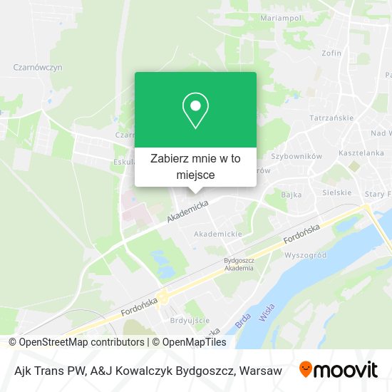 Mapa Ajk Trans PW, A&J Kowalczyk Bydgoszcz