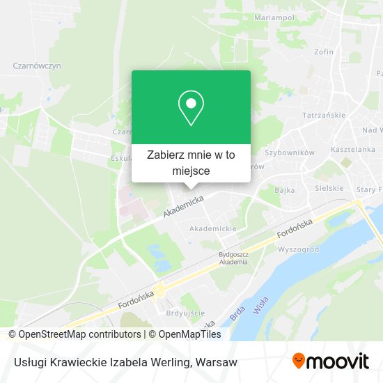 Mapa Usługi Krawieckie Izabela Werling