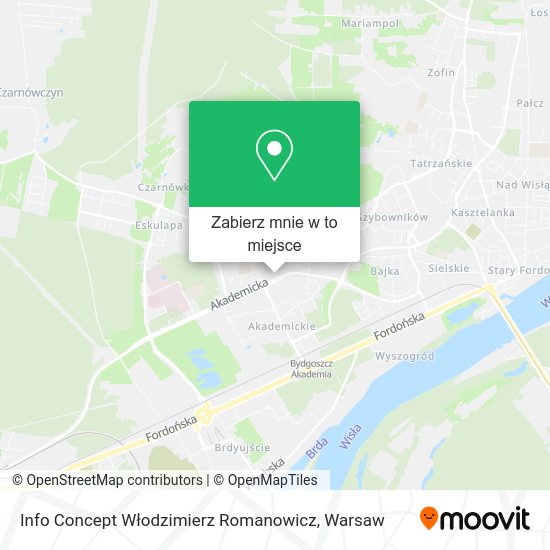 Mapa Info Concept Włodzimierz Romanowicz