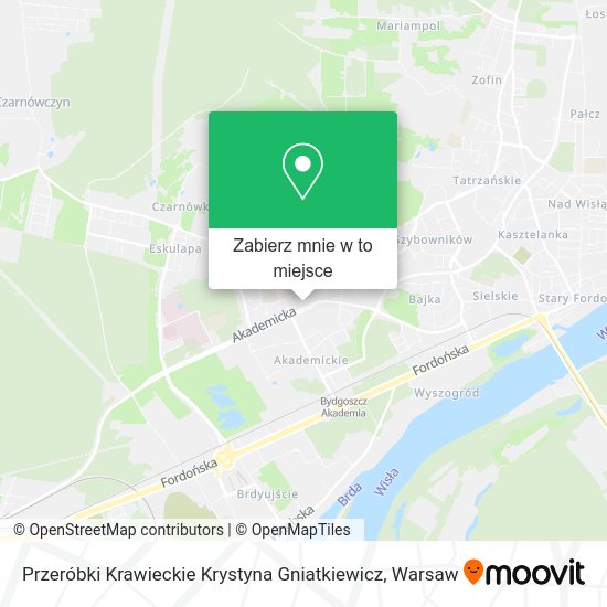 Mapa Przeróbki Krawieckie Krystyna Gniatkiewicz