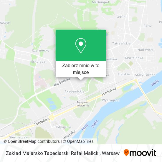 Mapa Zakład Malarsko Tapeciarski Rafał Malicki