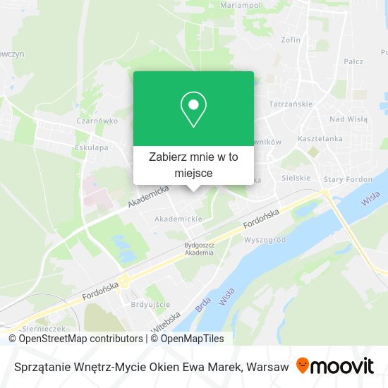 Mapa Sprzątanie Wnętrz-Mycie Okien Ewa Marek