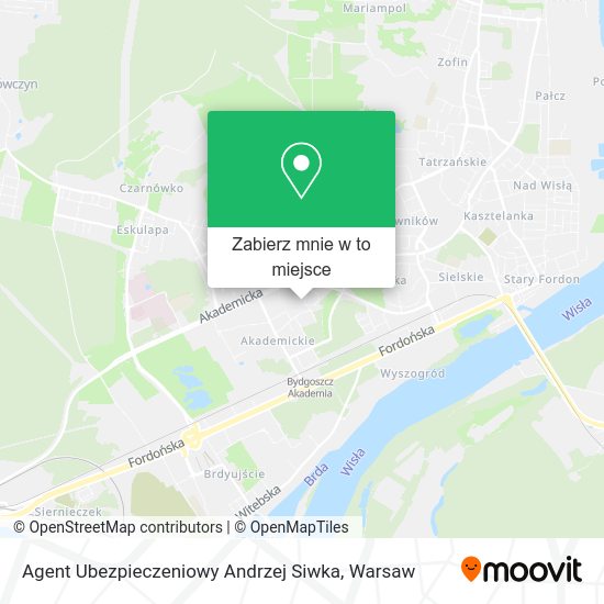 Mapa Agent Ubezpieczeniowy Andrzej Siwka