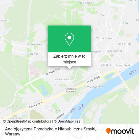 Mapa Anglojęzyczne Przedszkole Niepubliczne Smyki