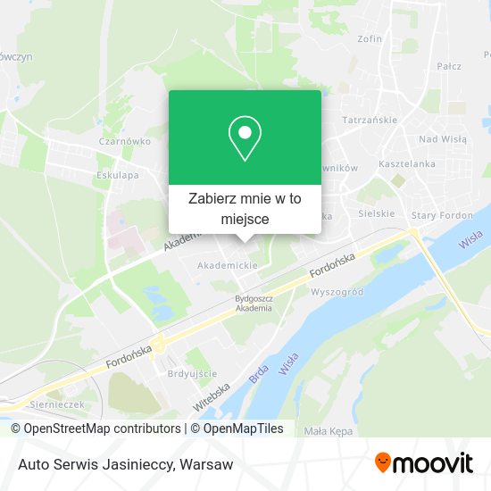 Mapa Auto Serwis Jasinieccy