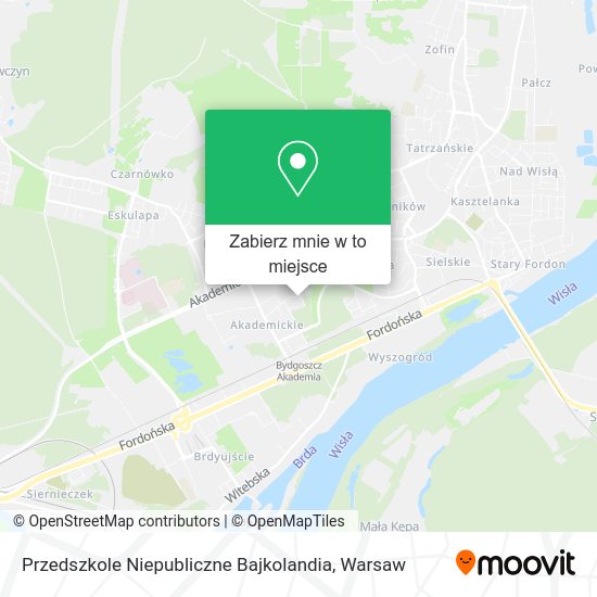 Mapa Przedszkole Niepubliczne Bajkolandia