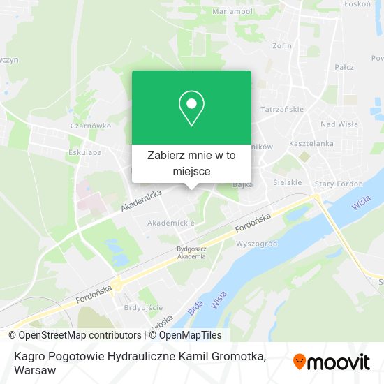 Mapa Kagro Pogotowie Hydrauliczne Kamil Gromotka