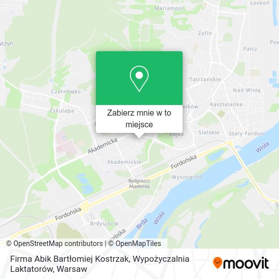 Mapa Firma Abik Bartłomiej Kostrzak, Wypożyczalnia Laktatorów