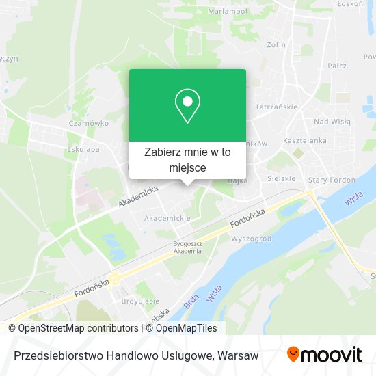 Mapa Przedsiebiorstwo Handlowo Uslugowe