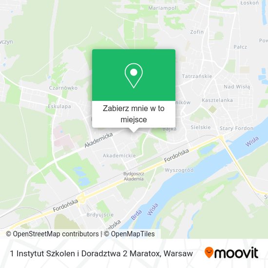 Mapa 1 Instytut Szkolen i Doradztwa 2 Maratox