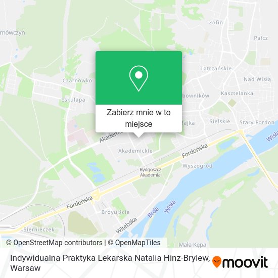 Mapa Indywidualna Praktyka Lekarska Natalia Hinz-Brylew