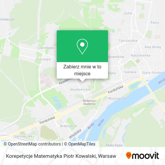 Mapa Korepetycje Matematyka Piotr Kowalski