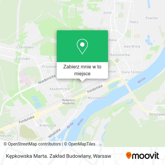 Mapa Kępkowska Marta. Zakład Budowlany