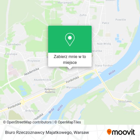 Mapa Biuro Rzeczoznawcy Majatkowego