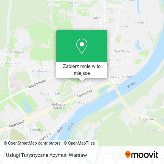 Mapa Uslugi Turystyczne Azymut