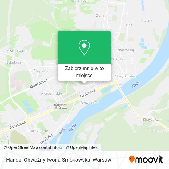 Mapa Handel Obwoźny Iwona Smokowska