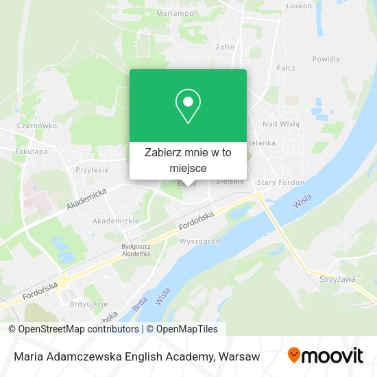 Mapa Maria Adamczewska English Academy