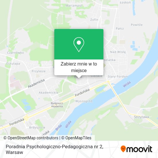 Mapa Poradnia Psychologiczno-Pedagogiczna nr 2