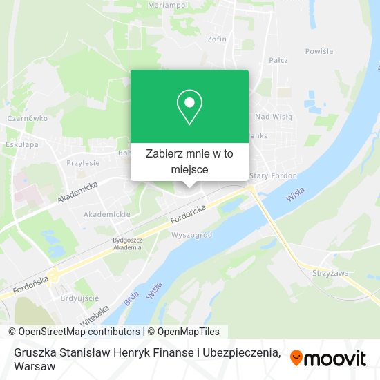 Mapa Gruszka Stanisław Henryk Finanse i Ubezpieczenia