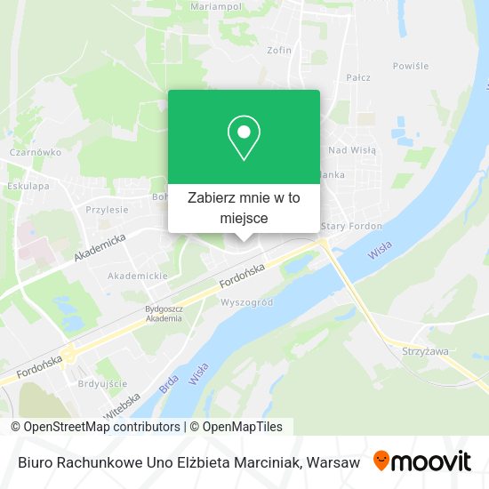 Mapa Biuro Rachunkowe Uno Elżbieta Marciniak