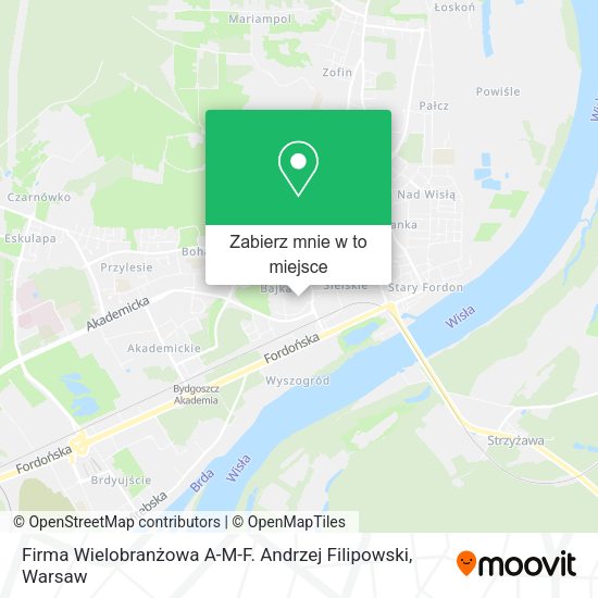 Mapa Firma Wielobranżowa A-M-F. Andrzej Filipowski