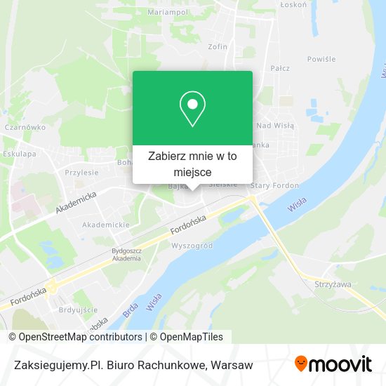 Mapa Zaksiegujemy.Pl. Biuro Rachunkowe