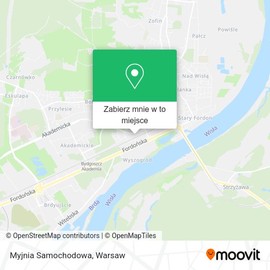 Mapa Myjnia Samochodowa