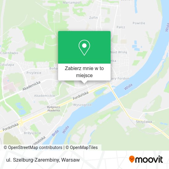 Mapa ul. Szelburg-Zarembiny