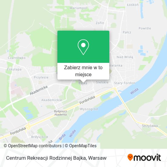 Mapa Centrum Rekreacji Rodzinnej Bajka